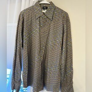 Versace Jeans Couture Vintage abstract long sleeve button down